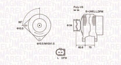 generátor MAGNETI MARELLI 063731757010