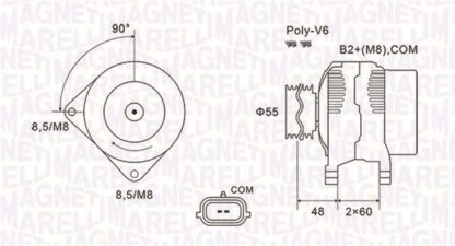 generátor MAGNETI MARELLI 063731974010