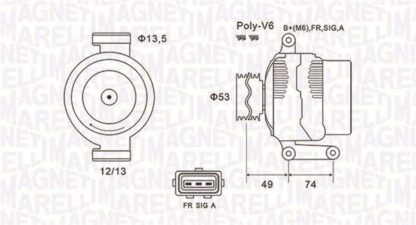 generátor MAGNETI MARELLI 063731635010