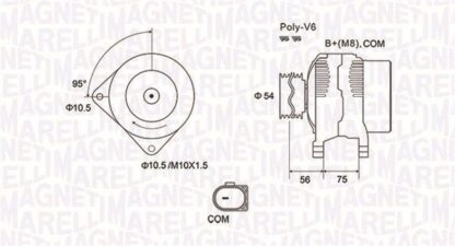 generátor MAGNETI MARELLI 063731904010