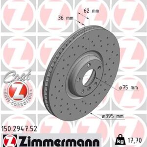 Brzdový kotouč ZIMMERMANN 150.2947.52