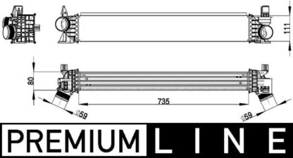 Chladič turba MAHLE CI 148 000P