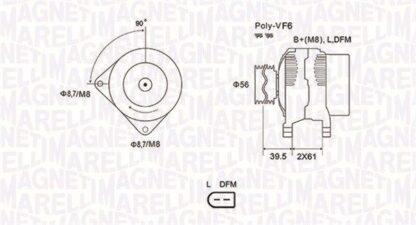 generátor MAGNETI MARELLI 063731912010