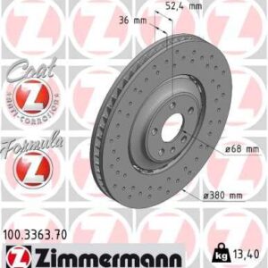 Brzdový kotouč ZIMMERMANN 100.3363.70