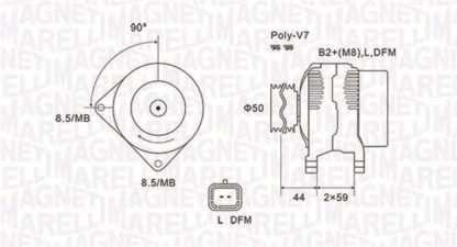 generátor MAGNETI MARELLI MQA1827