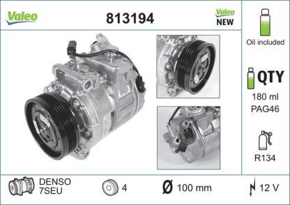 Kompresor, klimatizace VALEO 813194