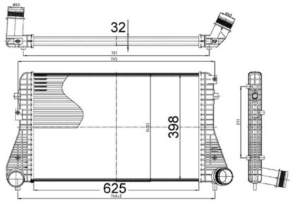 Chladič turba MAHLE CI 517 000S