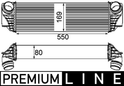 Chladič turba MAHLE CI 185 000P