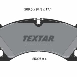 Sada brzdových destiček, kotoučová brzda TEXTAR 2500703