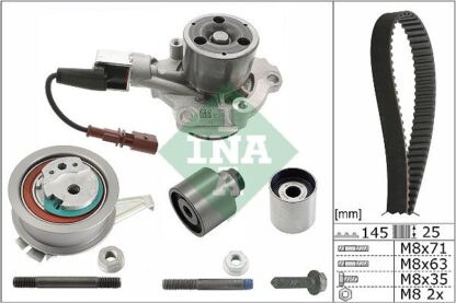 Vodní pumpa + sada ozubeného řemene Schaeffler INA 530 0699 30