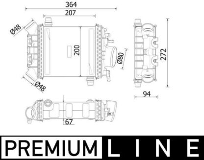 Chladič turba MAHLE CI 547 000P