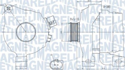 generátor MAGNETI MARELLI 063732001010