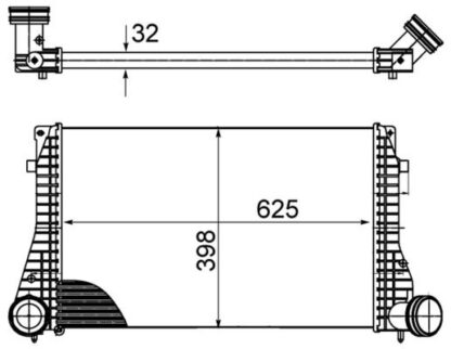 Chladič turba MAHLE CI 482 000S