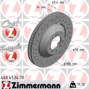 Brzdový kotouč ZIMMERMANN 460.4534.70