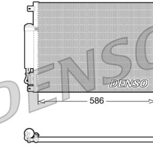 Kondenzátor, klimatizace DENSO DCN06001