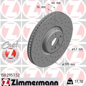 Brzdový kotouč ZIMMERMANN 150.2957.52