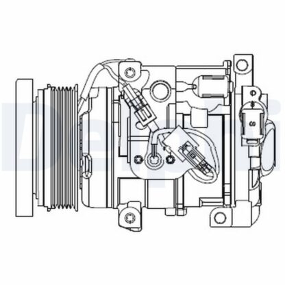 Kompresor, klimatizace DELPHI CS20508