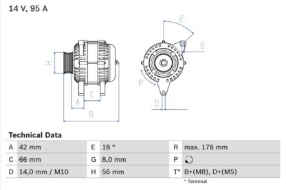 generátor BOSCH 0 986 038 791