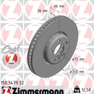 Brzdový kotouč ZIMMERMANN 150.3479.32