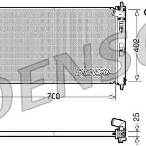 Chladič, chlazení motoru DENSO DRM45032