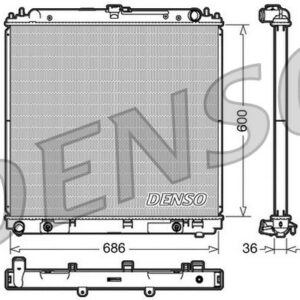 Chladič, chlazení motoru DENSO DRM46032