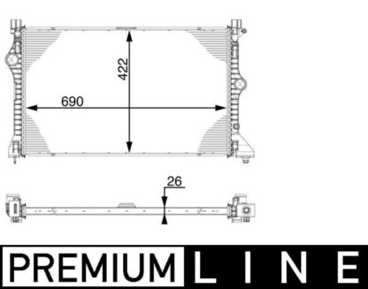 Chladič turba MAHLE CI 222 000P