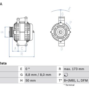 generátor BOSCH 0 986 045 420