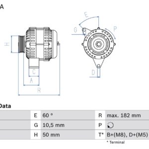generátor BOSCH 0 986 037 990