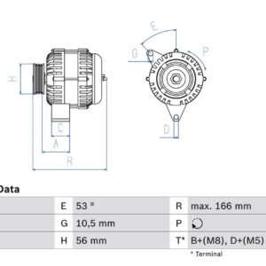 generátor BOSCH 0 986 039 860