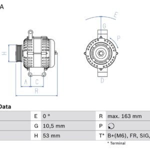 generátor BOSCH 0 986 049 520