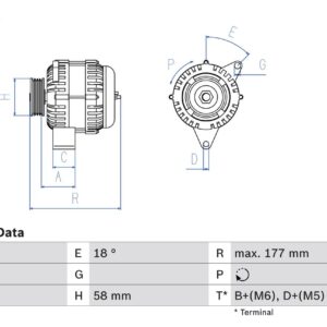 generátor BOSCH 0 986 049 111