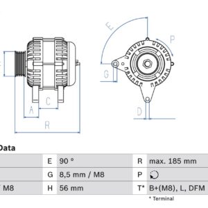 generátor BOSCH 0 986 042 700
