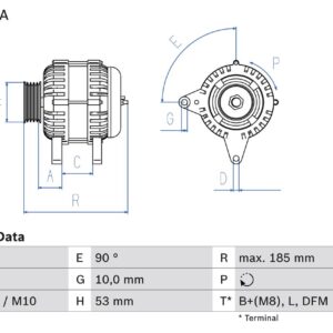 generátor BOSCH 0 986 048 921