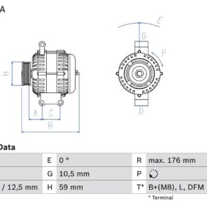 generátor BOSCH 0 986 047 920