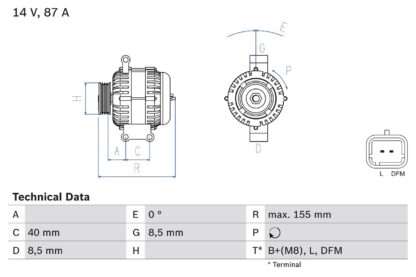 generátor BOSCH 0 986 042 720