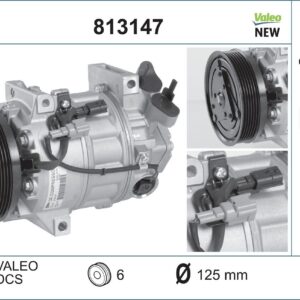 Kompresor, klimatizace VALEO 813147