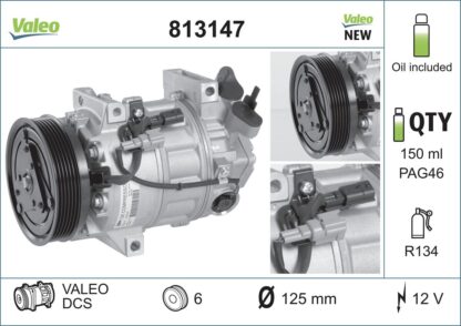 Kompresor, klimatizace VALEO 813147