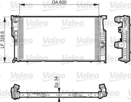 Chladič, chlazení motoru VALEO 735612