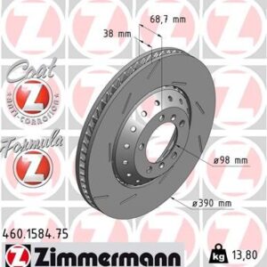 Brzdový kotouč ZIMMERMANN 460.1584.75
