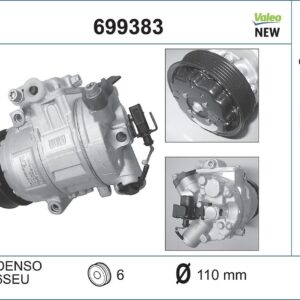 Kompresor, klimatizace VALEO 699383