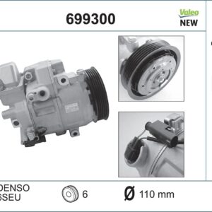 Kompresor, klimatizace VALEO 699300