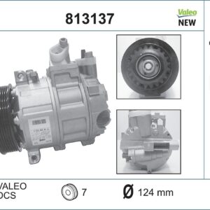 Kompresor, klimatizace VALEO 813137