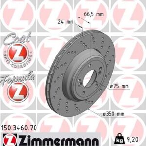 Brzdový kotouč ZIMMERMANN 150.3460.70