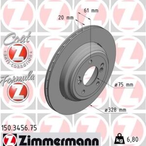 Brzdový kotouč ZIMMERMANN 150.3456.75