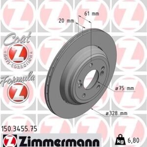 Brzdový kotouč ZIMMERMANN 150.3455.75