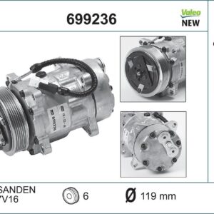 Kompresor, klimatizace VALEO 699236