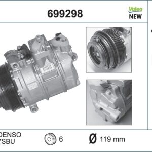 Kompresor, klimatizace VALEO 699298