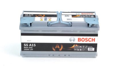 Autobaterie Bosch S5 AGM, 12V, 105Ah, 950A, S5 A15