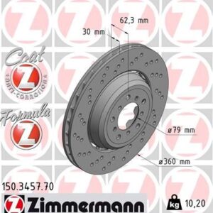Brzdový kotouč ZIMMERMANN 150.3457.70