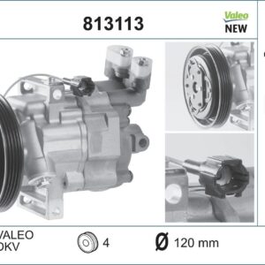 Kompresor, klimatizace VALEO 813113